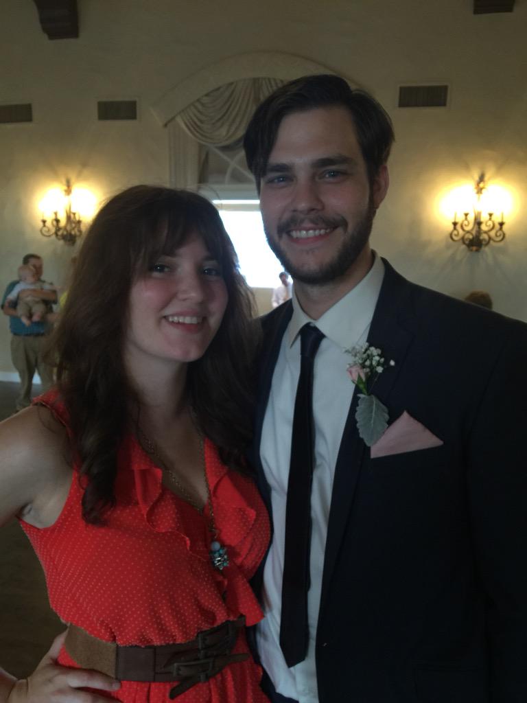 Youngest brother married today and so happy for Alex Helmer and Hannah Downey