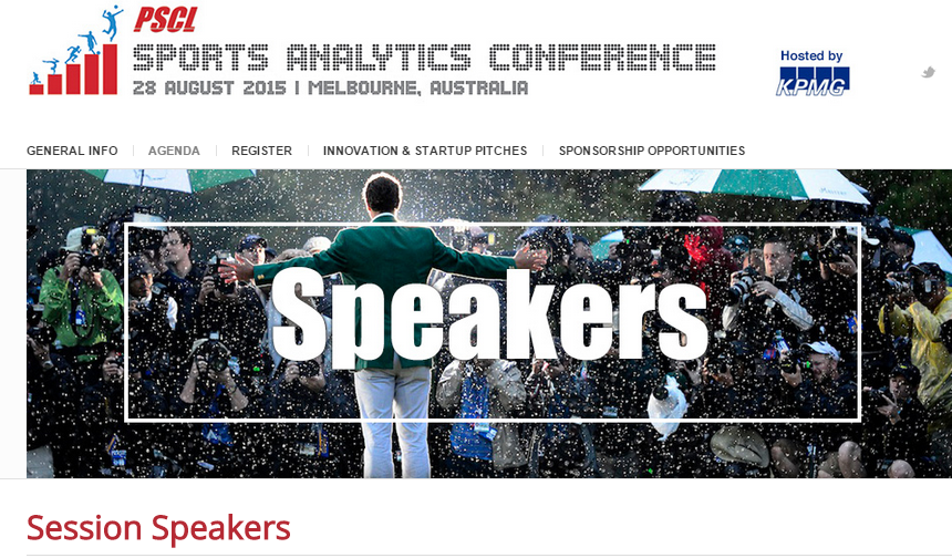 sportstechws's tweet photo. Sports Analytics Conf / AsiaPacific >19 Days
http://t.co/0zhvwxjRZW
#sportsanalytics #absdc #sportsbiz #sportsquant http://t.co/LzqzpiCEY0