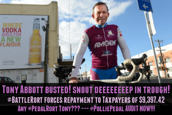 krONik's tweet photo. Why does #insiders ignore Abbott's long history of excessive rorts?

RT if you remember his $10k #Battlerort

#AUSpol http://t.co/pZqx2B6Eqk
