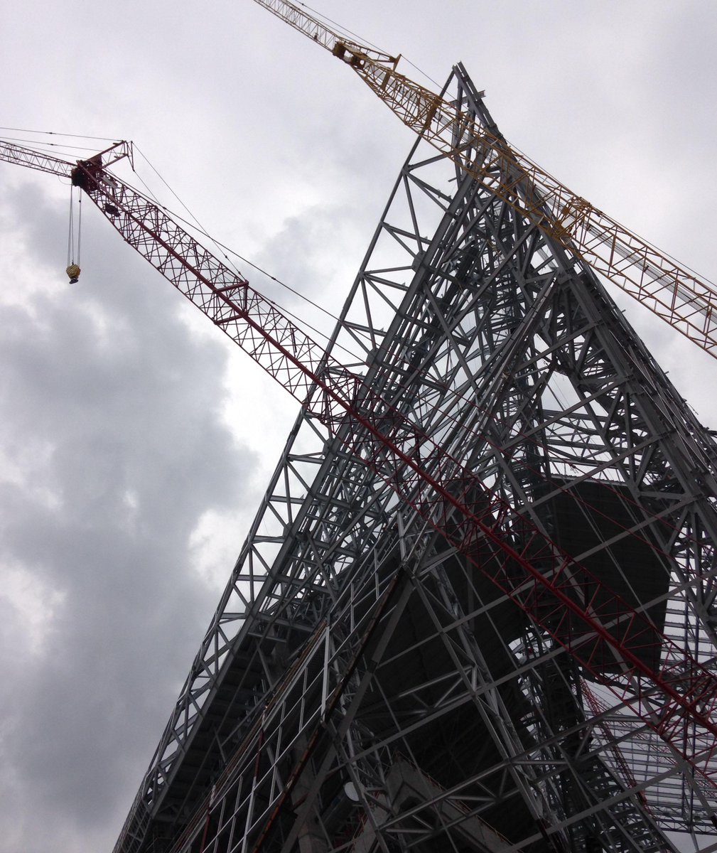 FieldNotesDialg's tweet image. New Vikings stadium under construction. Big. Really big.