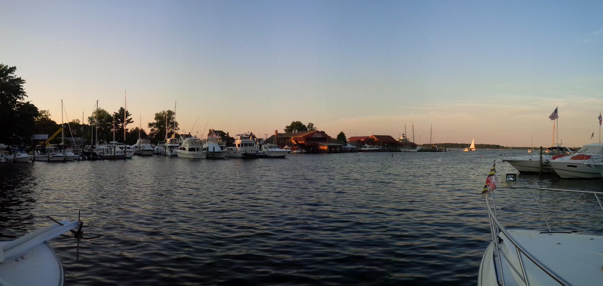STMPointe's tweet image. Gorgeous summer #sunset in #StMichaels, #MD, tonight.