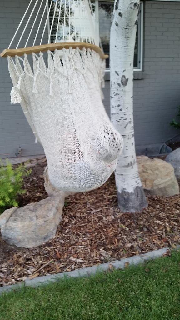 deenarutter's tweet image. Help me find my missing hammock! Any leads to its whereabouts will get more homemade crepes than they can eat.