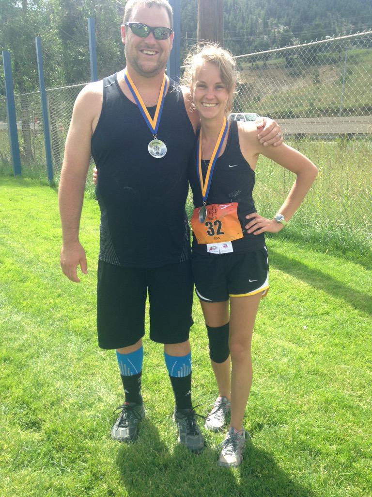 TysonAllen22's tweet photo. First half marathon! Fun running with my little sister. #bucketlist http://t.co/MkaNuNRoDx