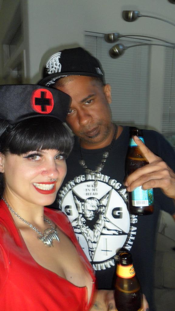 <a href="/ASHFLKZ/">Ash Hudson</a> A$H and I between shots ☆ Thank goodness for cold beer and ac... #Mistress #BTS #AshHudsonPhotography #latez