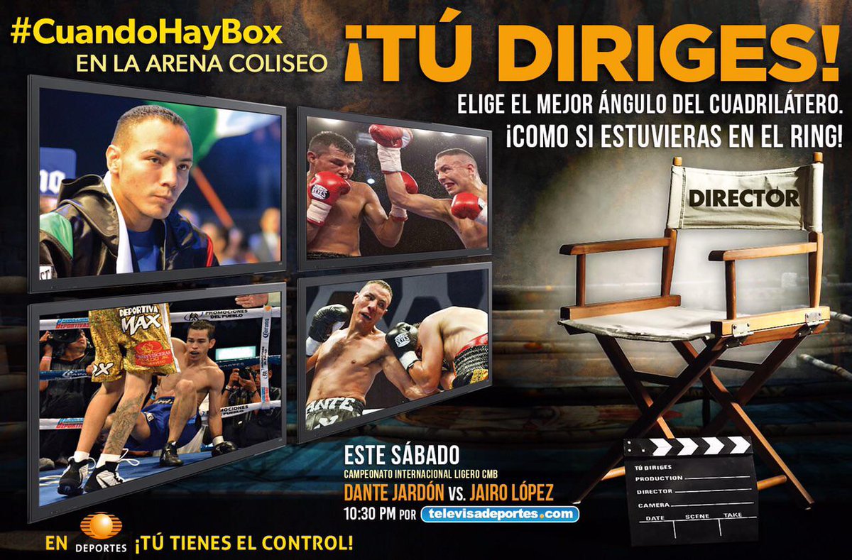 TUDNMEX's tweet photo. Disfruta ¡AHORA EN VIDEO! Sábados de Box con la tecnología Tú Diriges http://t.co/dx7iDFS3S6 #CuandoHayBox http://t.co/GdjQVfwbwE