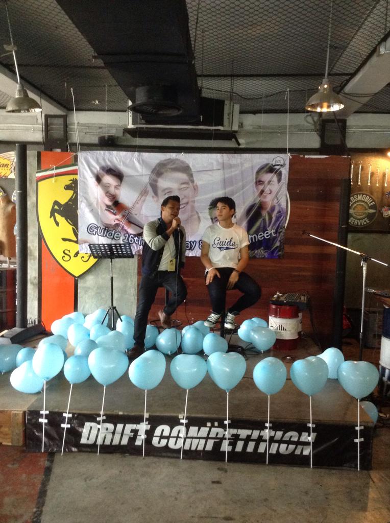 AlanB_TeeTeePOR's tweet photo. งานมีทน้องไกด์เริ่มแล้วนะครับ @kaii_prakasit @KaiiFC #HBDguide16th http://t.co/yewCdQfB16