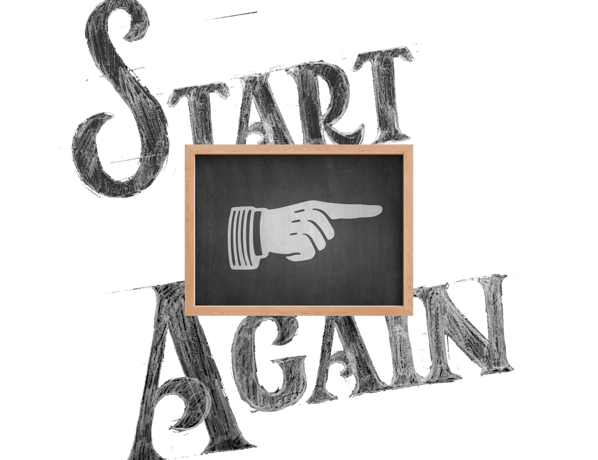 Forget the old you; renew yourself after the summer #StartAgain! List and make room for your new beginnings!