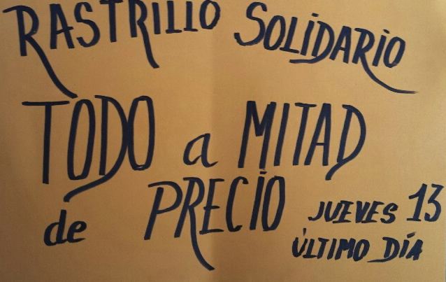 Compra a mitad de precio en el rastrillo para seguir apoyando a <a href="/ManuCorrero/">Manuel Correro</a>