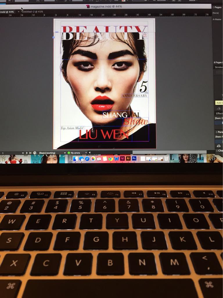 jessieliii's tweet photo. stuck in where to put those words..#SaturdayNightWork #myfavoritemodel #liuwen #J399 @stevenasbury http://t.co/8i3AhBSbVi