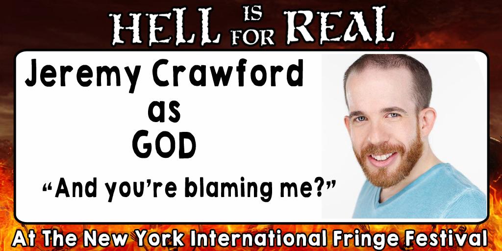 HellTheMusical's tweet photo. Jeremy also plays a police officer, a school janitor, a Soul Harvester, and a tormented porn addict. .@FringeNYC http://t.co/aqxu9ALUVf