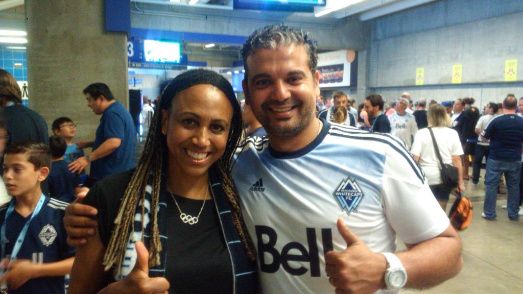 Great night catching <a href="/WhitecapsFC/">X - Vancouver Whitecaps FC</a> exciting win with fellow birthday pal <a href="/Jnakhla/">Joseph Nakhla</a> <a href="/BazingaBuild/">bazinga! Build</a>