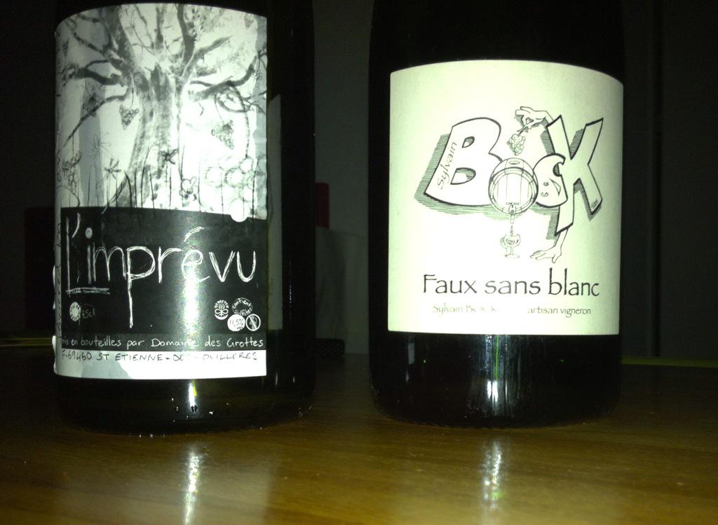 Vrolijk dronkenschap! Zeer gewaardeerd L'imprévu van de maker @jeanvanroekel en wit van Sylvain Bock.