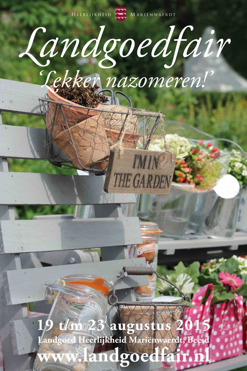 Nog 10 dagen en dan is het zover: de Landgoedfair! ow.ly/PqwPH