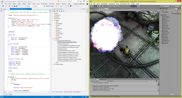Wait, #VisualStudio2015 Tools for #Unity? Alright gamers, let's dev this: msft.it/6011B1reS #VSTU