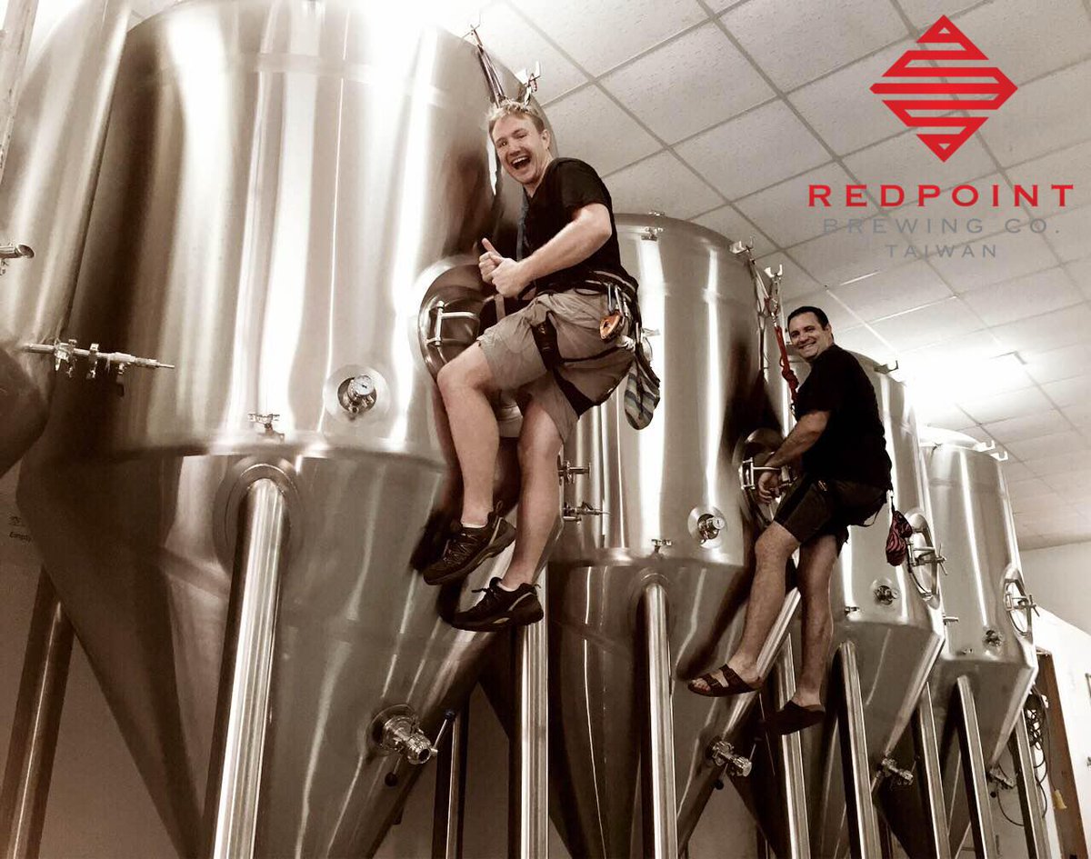 What's the first thing we did when our 30BBL fermentors arrived? Climbed them of course!
facebook.com/redpointbrewing
