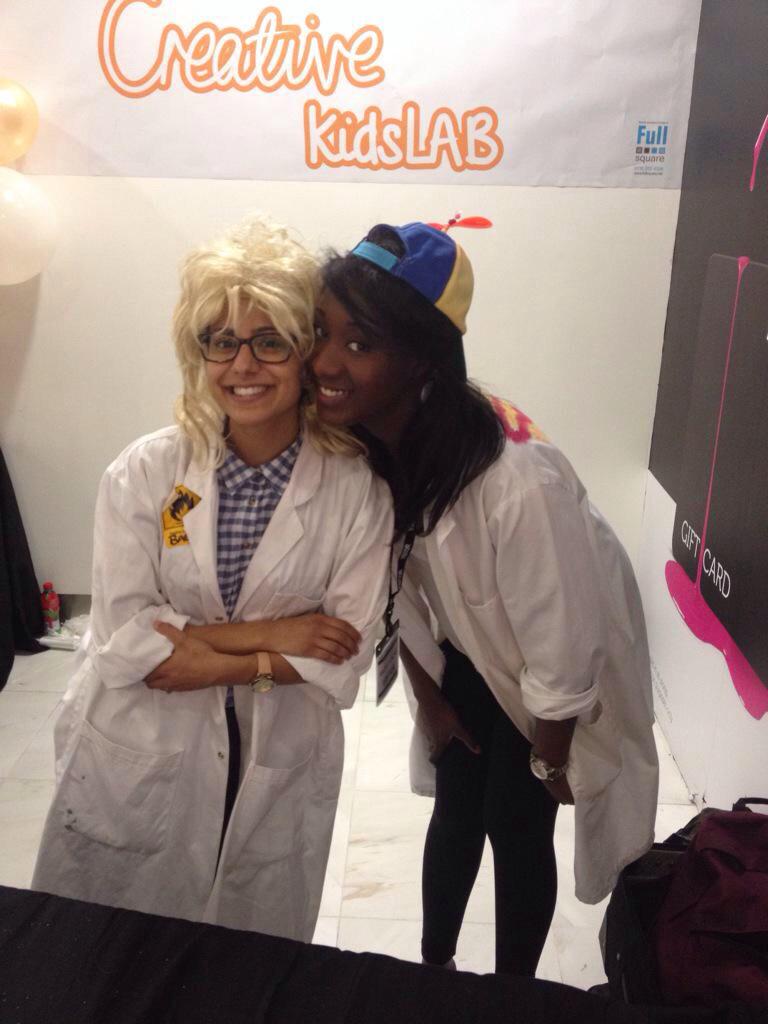 tinawotbox's tweet photo. Just love these guys, making #science #fun! Come meet the crazy duo @CreativeKidslab @brentcross all day #uppermall http://t.co/Kpb1MYDIqx