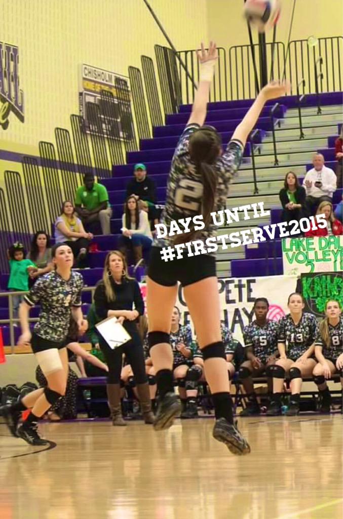 LDVolleyball's tweet photo. 2 days until first serve...
#ldvbstrong #experiencetheforce_2015 #txhsvolleyball @SportsDayHS @txhsvolleyball http://t.co/X0Qe5Di3X4