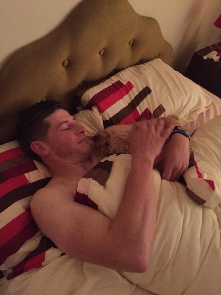 Playing with Mila's hair this past 20 mins and she hasn't budged!#puppystrong