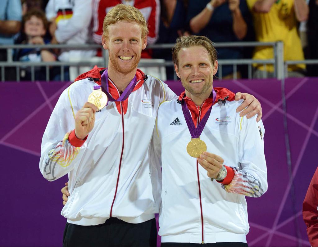 DVV_Volleyball's tweet photo. 3 years ago! @BrinkReckermann won Gold at the @Olympics in #London. A historic moment! #WirfuerD http://t.co/KPJNFyUcm5