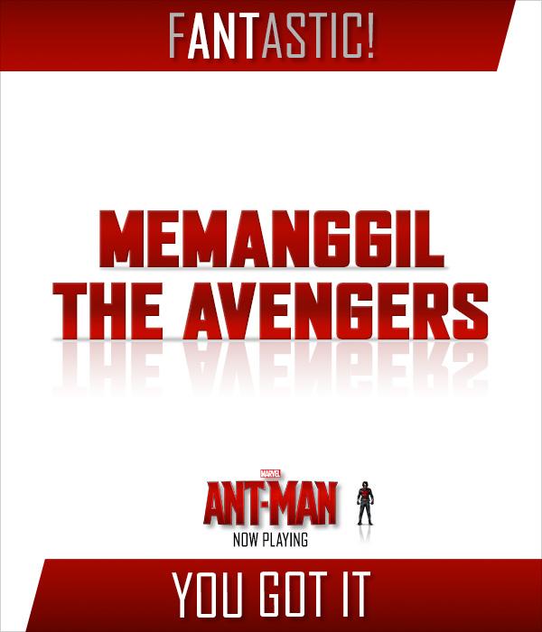 MarvelIndonesia's tweet photo. Menurut Scott Lang (Paul Rudd), apa yang seharusnya menjadi langkah pertama yang diambil? #AntManID http://t.co/ixNwtFGo7M