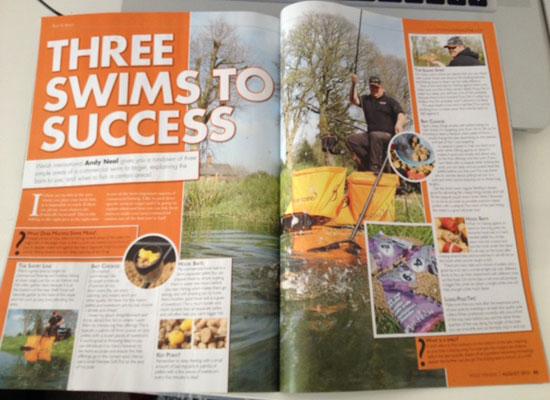 BaitTech's tweet photo. Bait-Tech's Andy Neal gives advice on the different ways to fish your swim - in this month's Pole Fishing http://t.co/t0amewEAfj