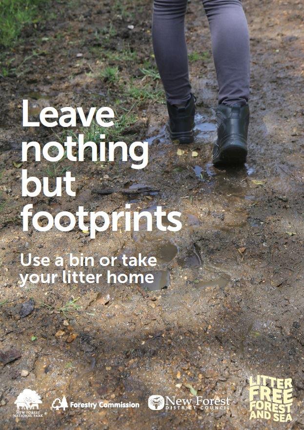 If you're out enjoying the #NewForest today - remember to leave behind nothing but footprints newforestnpa.gov.uk/litter