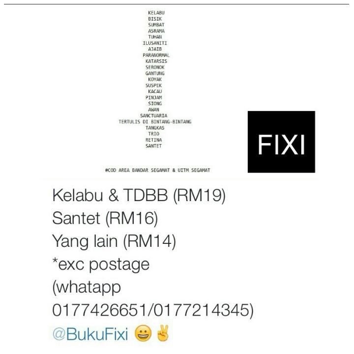JebatBooks's tweet photo. More details:
Jualan semperna bulan Syawal😁
Apa apa pertanyaan, boleh whatapp &amp; contact nombor di bawah ni tau👇 http://t.co/GbZ0zTIbjW