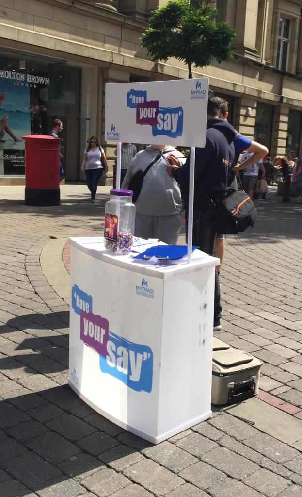 Myriad_F's tweet photo. We had a great day, asking the public questions about the community, Islam and Muslims. #ClearingMisconceptions http://t.co/VplodWbmDs