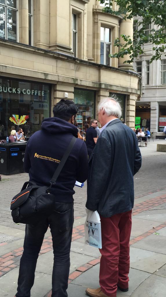 Myriad_F's tweet photo. We had a great day, asking the public questions about the community, Islam and Muslims. #ClearingMisconceptions http://t.co/VplodWbmDs