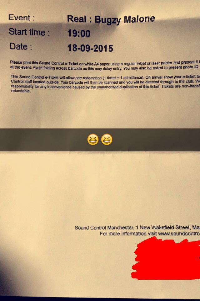 ellajwx's tweet photo. can't wait @TheBugzyMalone @BugzyMaloneTeam 💪🏼😆🎉 http://t.co/d2FmIReVg2