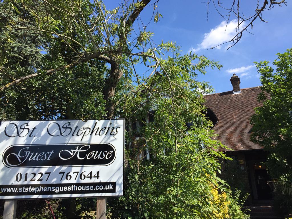 My home for the weekend! Highly recommended if you visit #Canterbury #StStephensGuestHouse