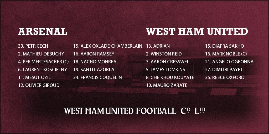 West Ham United tweet media