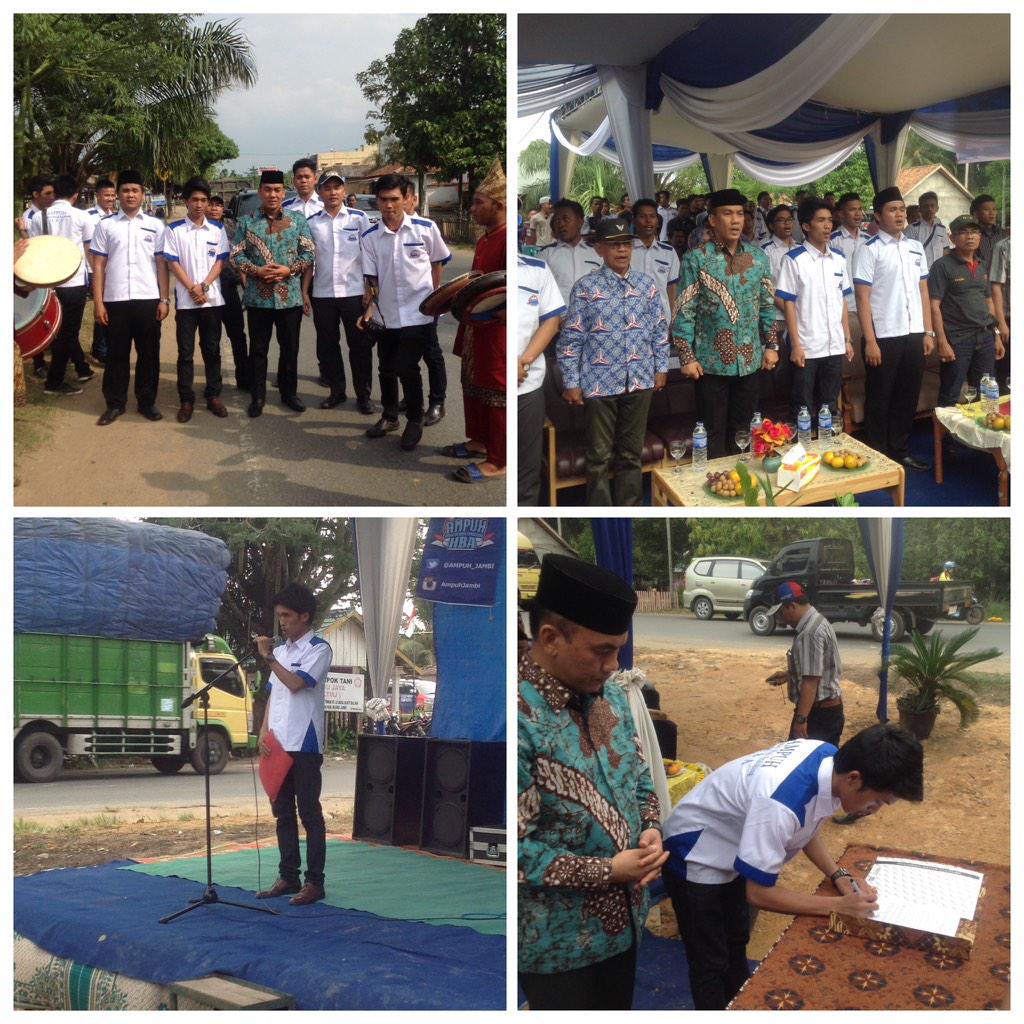 AMPUH_JAMBI's tweet image. Pelantikan ampuh kab. M. Jambi