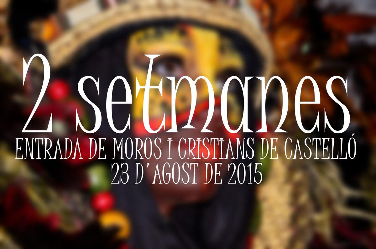 CastelloMMCC's tweet photo. Dues setmanes per Conquerir Castelló! http://t.co/dRND1ujMMZ