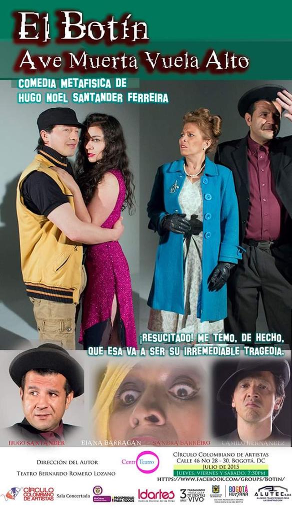CICACOLOMBIA's tweet image. Buenas noticias!! Regresa a nuestro @TeatroBRL #ElBotín de Hugo Santander!! 
Te esperamos! Reserva por @atrapaloCOL