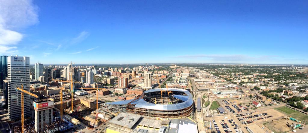 RogersPlace's tweet photo. Looking good, #yegdt! http://t.co/H9Cc8Wa32M