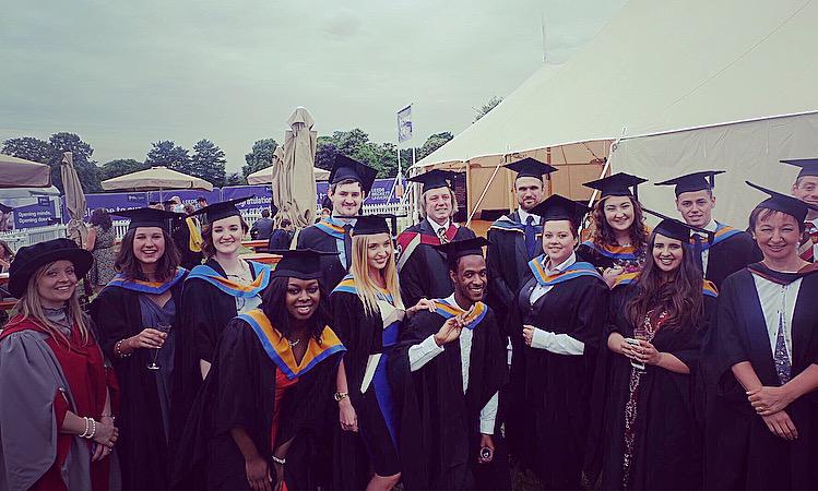jessicatibble's tweet photo. @leedsbeckett BA Performance, class of 2015 and our amazing lecturers. Perfect ending to the best three years🎓💛💙 http://t.co/tpyT1KQIXe