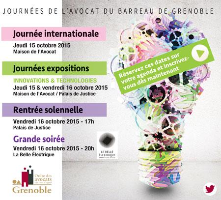 Inscrivez-vous aux Journées de l'#avocat du <a href="/AvocatsGrenoble/">Avocats de Grenoble</a> - En savoir + lexposia-advertising.com/index.php/insc…