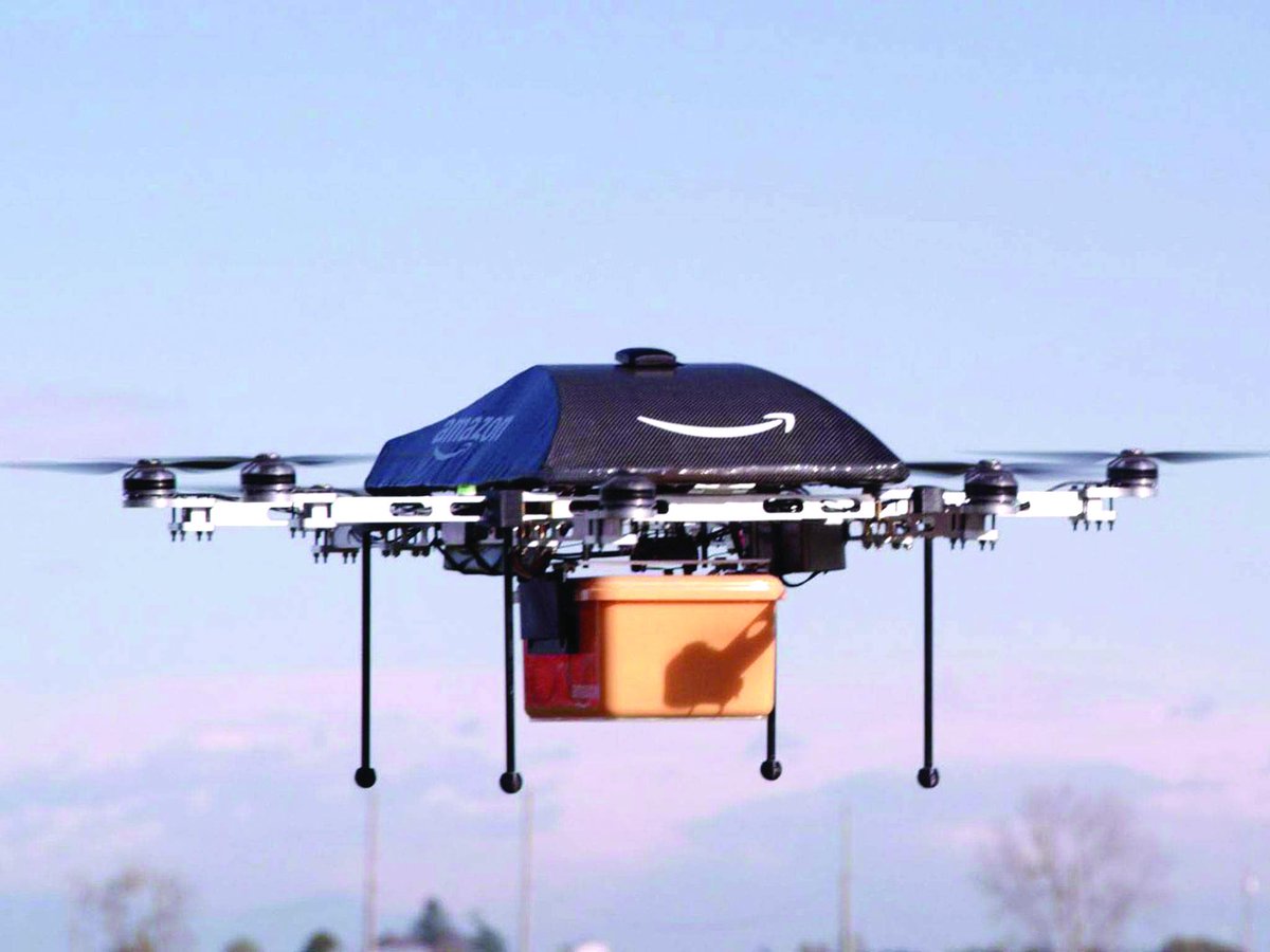 Edging us out ... soon no room left for humans!  #DroneRevolution $AMZN theguardian.com/technology/201…