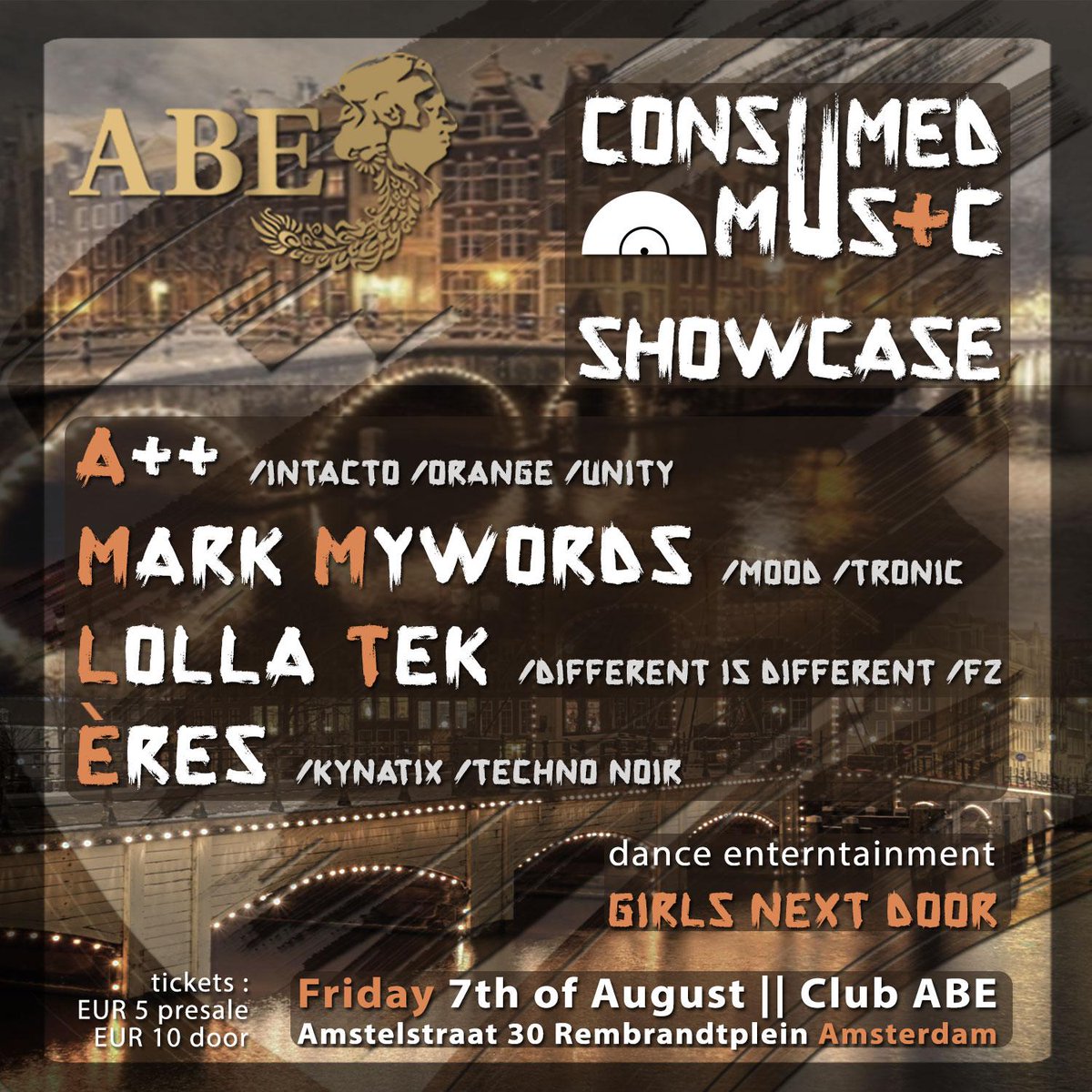 <a href="/Techno_Noir/">Techno Noir</a> <a href="/ClubABE/">Club ABE</a> was tops!! Excited to be back on Aug 8 with <a href="/ConsumedMusic_/">Consumed Music</a> RSVP : goo.gl/M88ywc