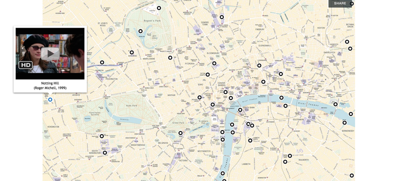 BIFA_film's tweet photo. #Londoner? #Movie geek? #Explorer? Here's a map of #London's historic film locations: http://t.co/EfQM1qRCoc http://t.co/JRgIQlumIu