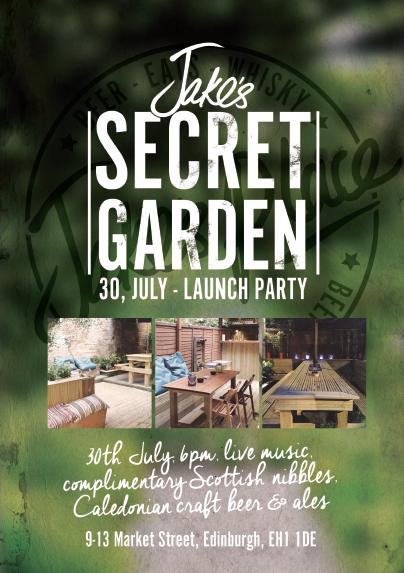 DeucharsIPA's tweet photo. Get down to @jakesplacebar on Thurs night for the #SecretGarden launch party! #LiveYourLifeDay http://t.co/frq069vCV3