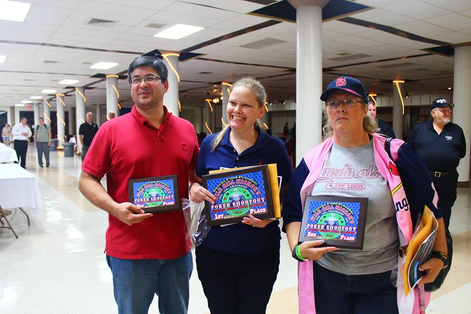EDBLFT's tweet photo. Congrats to the Wild Bill Hickok's Poker Shootout Winners. 
1st Place: April Borup 
2nd: Karen Brown 
3rd: Joe Borup http://t.co/MRl1jIJimO