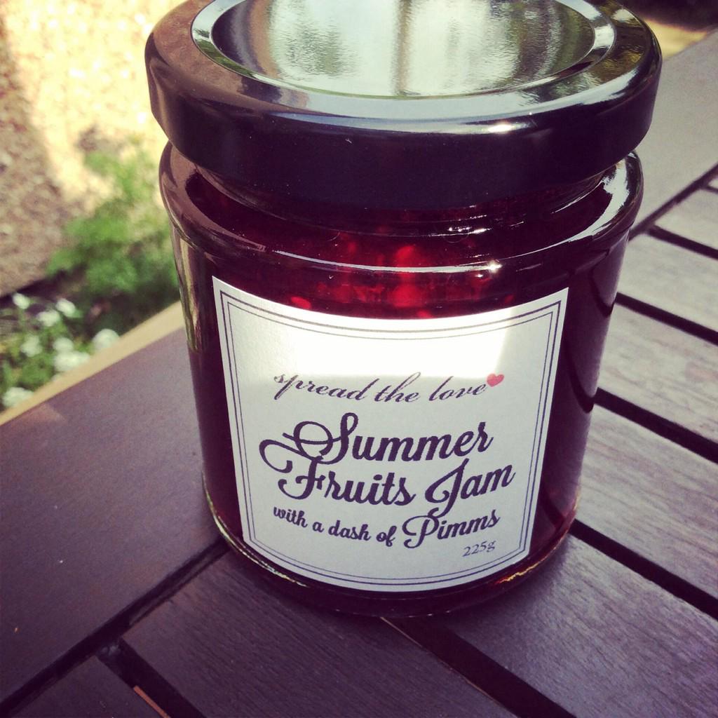 spreadlovejam's tweet photo. Some Summer flavours in stock @BradleysBakery - we can pretend the sun's out 😂🌞🍓 http://t.co/QMX4JQwqTi