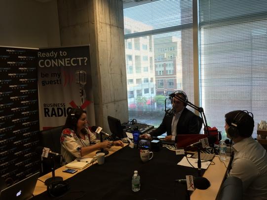jaydshaffer's tweet photo. Getting ready for @HealthConRADIO  @restperformance  @MobiCuff @ShareWIK http://t.co/iTRDbBClaQ