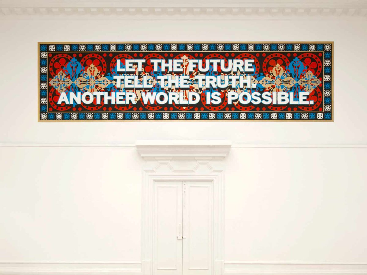 SLG_artupdates's tweet photo. #ThrowbackThursday Mark Titchner in ‘Nothing is Forever’ at the SLG, 2010. Recently involved in the #signsproject http://t.co/ayEWpkUunO