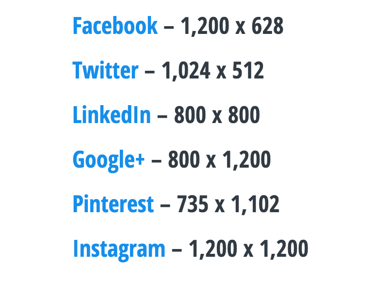 buffer's tweet image. The best sizes for sharing images on social media buff.ly/1eqVdTh