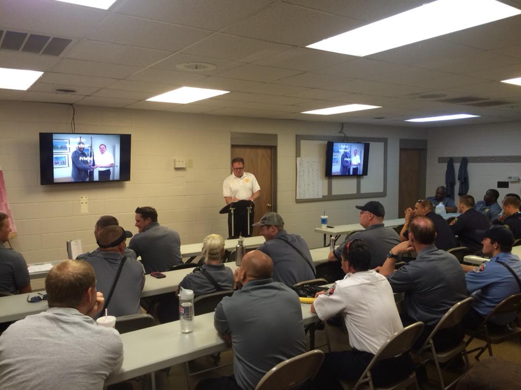 LamoreauxC's tweet photo. Packed house for Officer Development this morning! #multijurisdictional http://t.co/tDIoXm8dv7