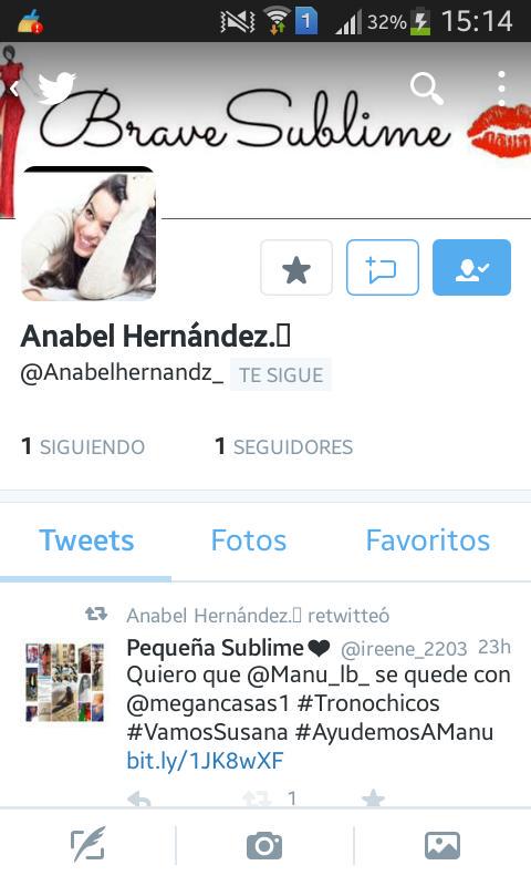 AnabelSusana_CF's tweet photo. CUENTA FALSA DE ANABEL!!!!! DIFUNDIRRLOOOOO @anabelhernandz http://t.co/N8GzLnxT29