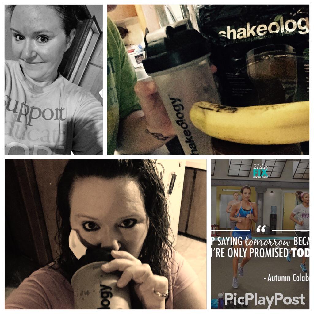 wildirish70's tweet photo. #boostupcontest #shakeology #TurboFire .. Starting my day off with some of my favorite things .. Getting healthy http://t.co/WcOBUt80s5